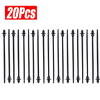 1-30pcs Black Nylon Threaded Head Harness Cable Ties Multi-purpose for Most Auto Repairs and Wiring Auto Interior Accessories