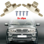 2Pcs Sun Visor Clips Holder Bracket Mount For BMW 3 5 7 Series E46 E38 E39 E53 X5 Interior Beige Sun Visor Clip Holder