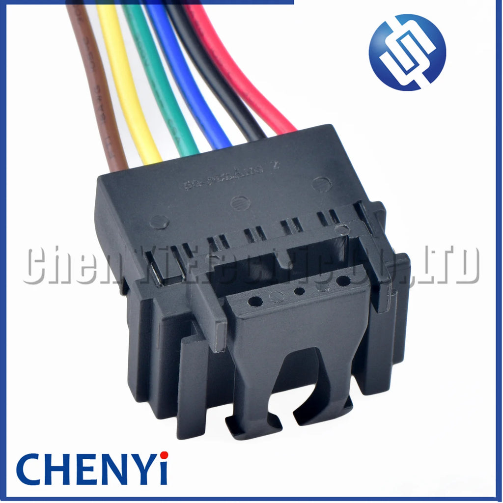 6 Pin Automotive connector socket rear lamp Tail light Wire harness plug 7701477989 7703297051 For Renault Clio II