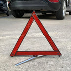 Car Tripod Folded Stop Sign Reflector Emergency Breakdown Warning Triangle Red Reflective Sticker Safety Hazard Tripod Amagi