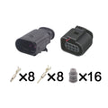 8Pin Connector Waterproof 1.5mm Male Female Connector Automobile Wiring Harness Cable Socket for VW Audi 1J0973814 1J0973714