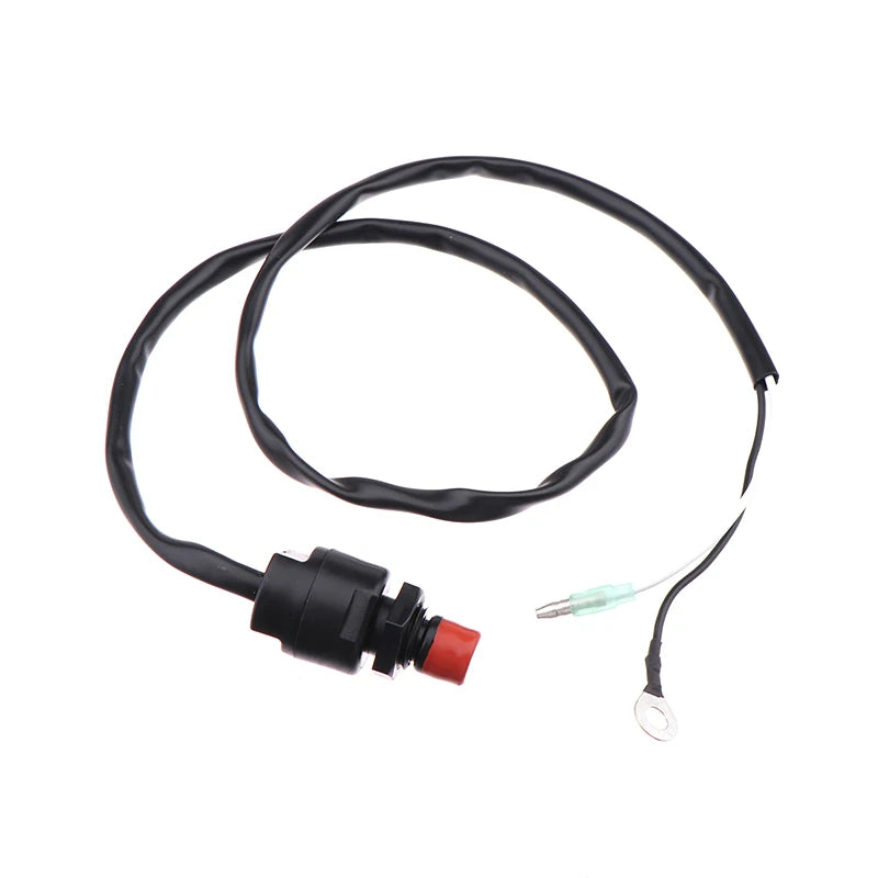 1Pcs Universal Boat Outboard Engine Motor Start Kill Switch Keyless Push Button Applicable For Ships