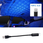 Mini LED Car Roof Star Night Light Projector Atmosphere Galaxy Lamp USB Decorative Adjustable for Auto Roof Room Ceiling Tools