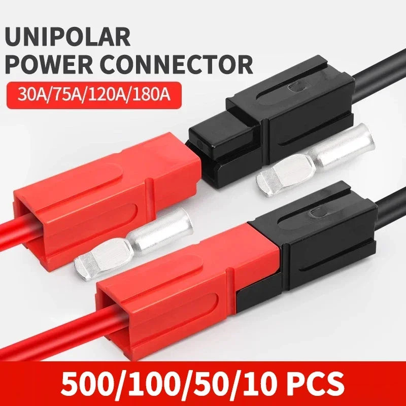 10/50/100/500 Pcs  Type Single Pole SB30 30A Plug 600V DC Battery Connector UPS Power Plug High Current Quick Plug