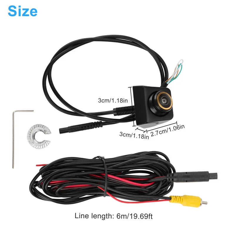 AHD 1920x1080P Car Rear View Camera 170° Fisheye Golden Lens Full HD Night Vision Vehicle Reversing Front Cameras