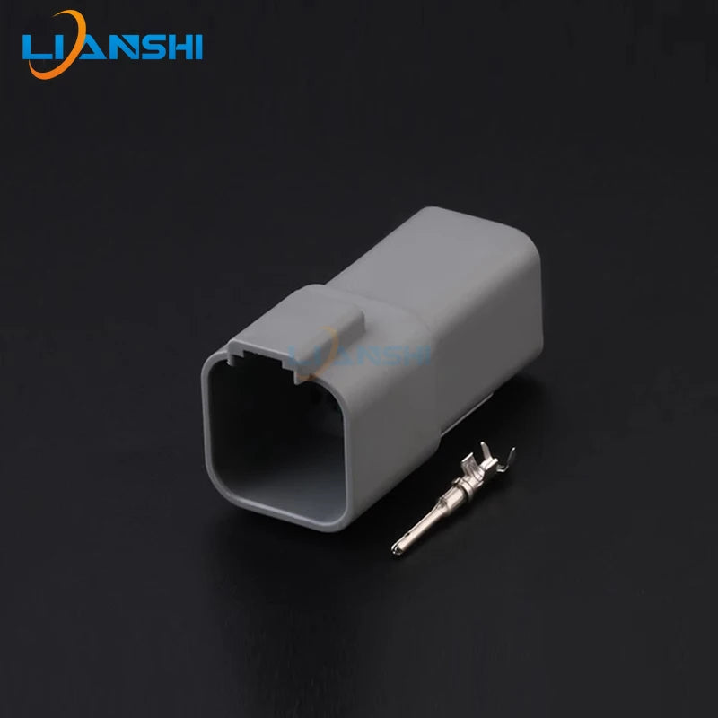 DT06-6S DT04-6P Deutsch waterproof connector car day running lights modified wiring harness plug LED spotlight harness