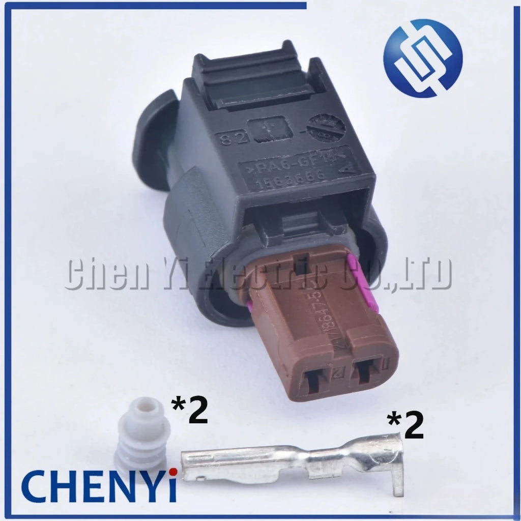 2 Pin female Auto waterproof connector Injector plug VVT solenoid valve camshaft Wire harness Plug 4H0 973 702 4H0973702