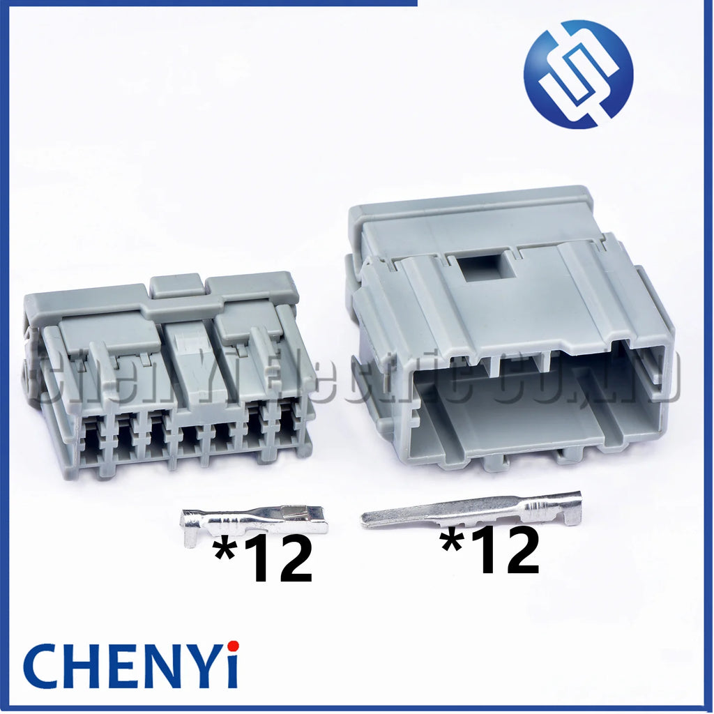 12 Pin Automotive connector Power Seat Assembly Plug Automotive Light Anti-rollover Sensor Plug 6098-0252 6098-0251 For Honda
