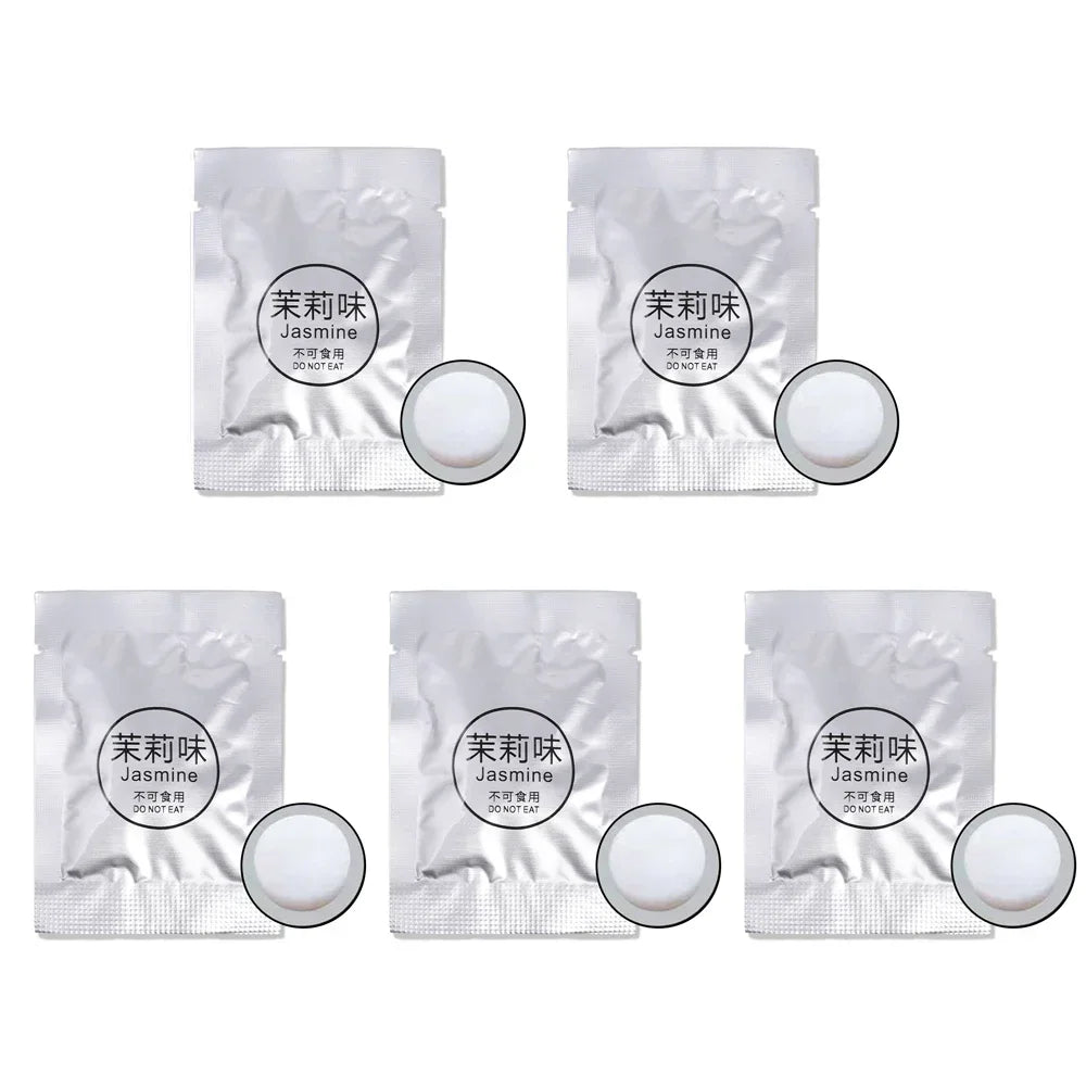 Car Solid Perfume Tablets Air Vent Perfume Refill 5 Flavor Air Freshener Car Interior  Perfume Diffuser Tablet Accessories