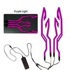 Multi-functional LED Motorcycle Helmet Light Strip Kit - 3-mode Night Riding Signal Decorative Accessory For Unisex Adults Amagi