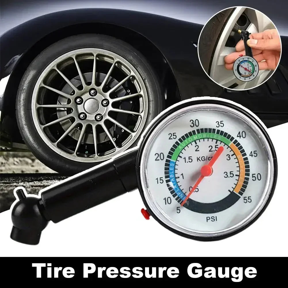 Dial Meter Vehicle Tester Pressure Tyre Measurement Tool Auto Car Tyre Tire Pressure Gauge for Car Motorcycle Truck Bike Amagi
