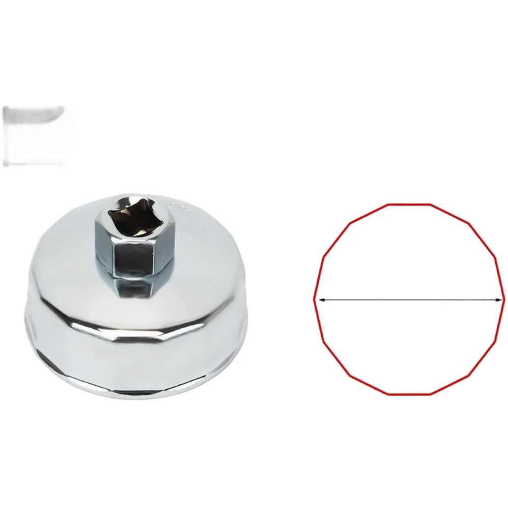 1PC Wrench Auto Tool End Cap Oil Filter Wrench Auto Hand Tools Remover Tool Socket Wrench Remover Car Accessories