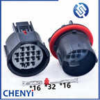 16 Pin waterproof connector Car headlight plug 7283-3445-30 7282-3445-30 For Jaguar Land Rover Freelander Discovery