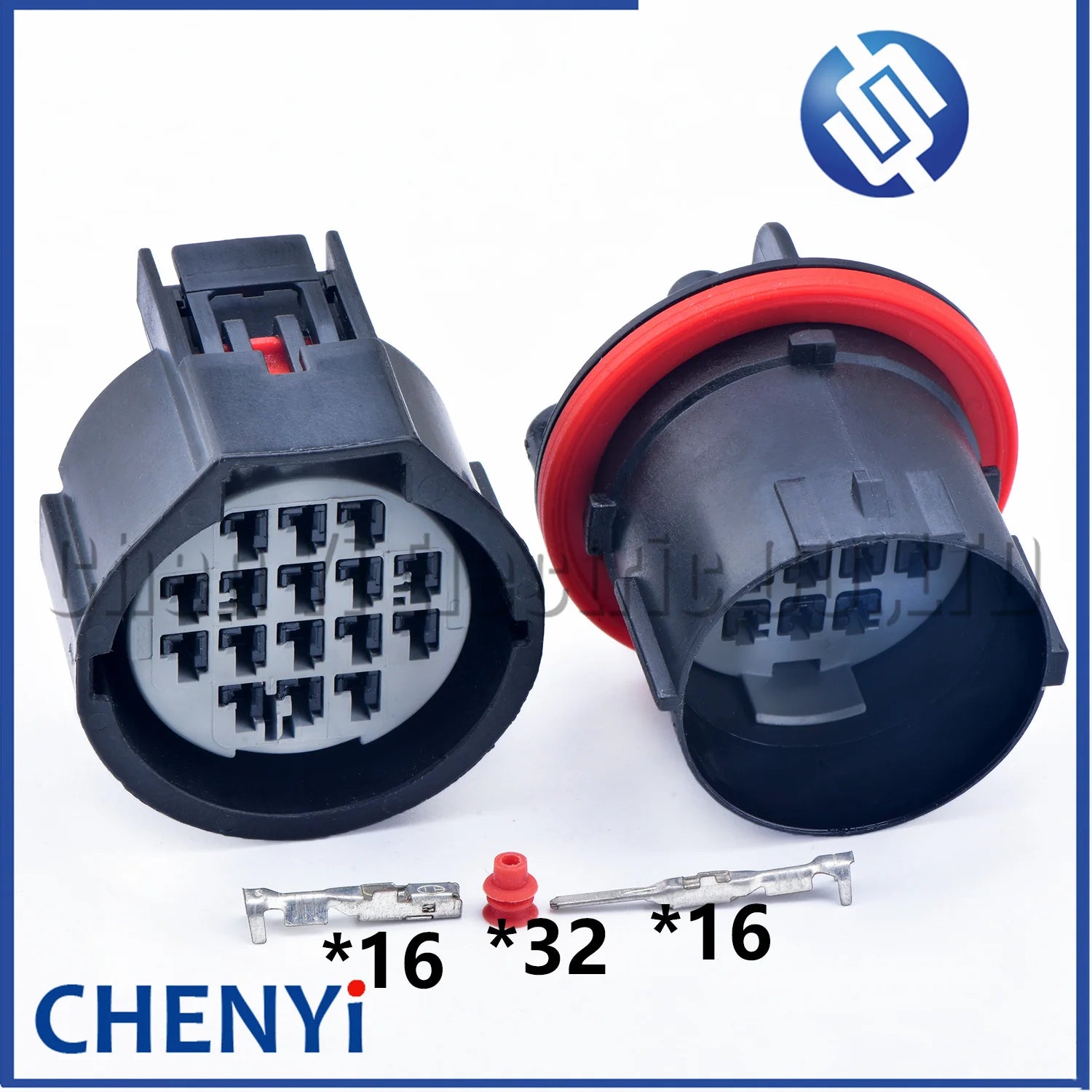 16 Pin waterproof connector Car headlight plug 7283-3445-30 7282-3445-30 For Jaguar Land Rover Freelander Discovery