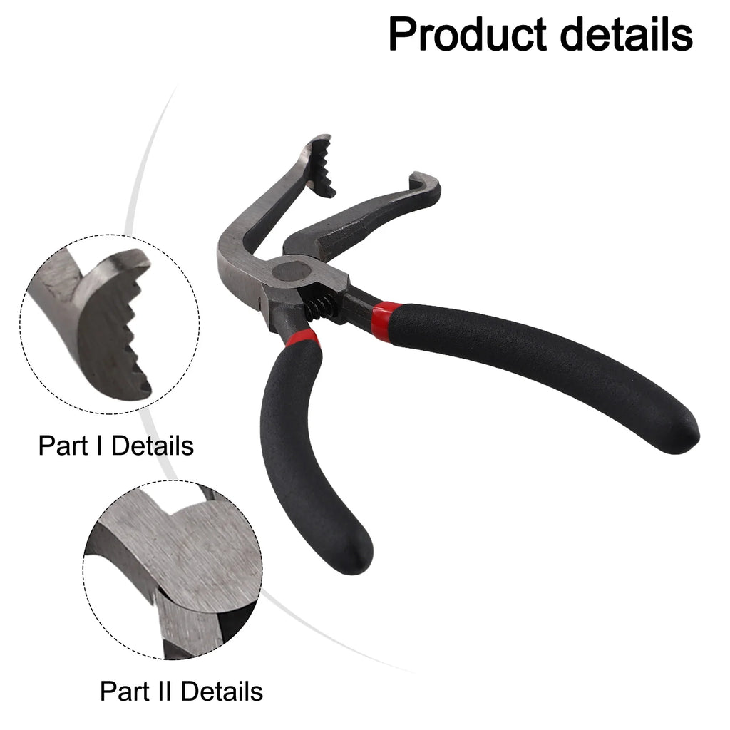 Professional Automotive Pipe Joint Pliers Filter Caliper Electrical Connector Disconnect Removal Pliers 65 Degree