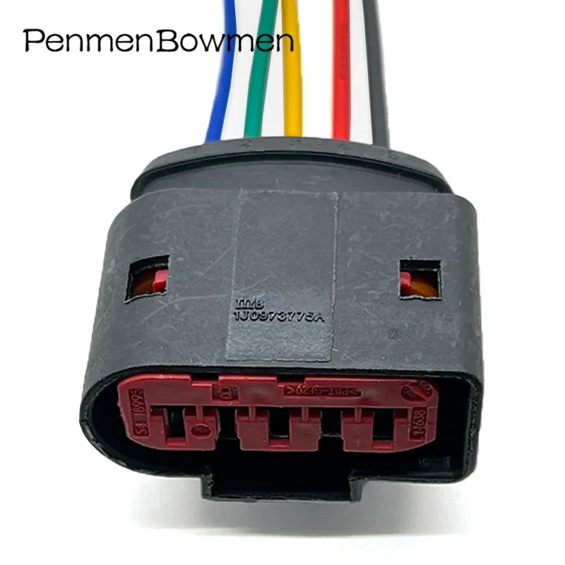 1 Set 5 Pin Car Air Flow Electrical Cable Connectors Waterproof Female Wire Harness Plug 1J0973775A