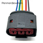 1 Set 5 Pin Car Air Flow Electrical Cable Connectors Waterproof Female Wire Harness Plug 1J0973775A