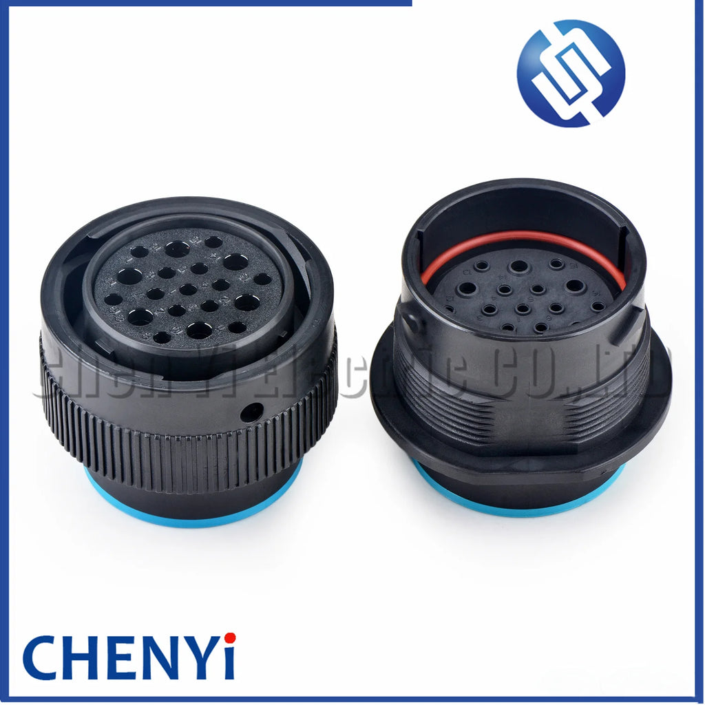 19 Pin automotive waterproof connector For Deutsch Original HDP series Wire harness plug HDP26-24-19SE HDP24-24-19PE With Pins
