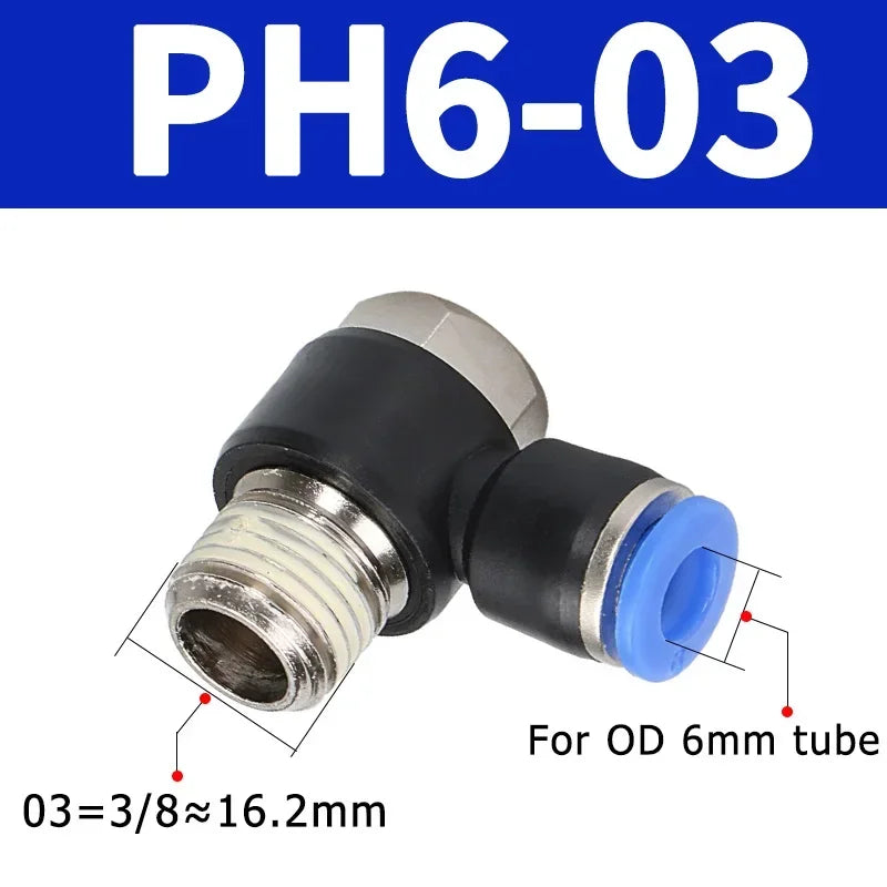 10/50/200PCS Pneumatic Straight Connector BSPT Thread, External Hex Air Hose Fitting 1/8 1/4 3/8 1/2 Inch for Air Compressor