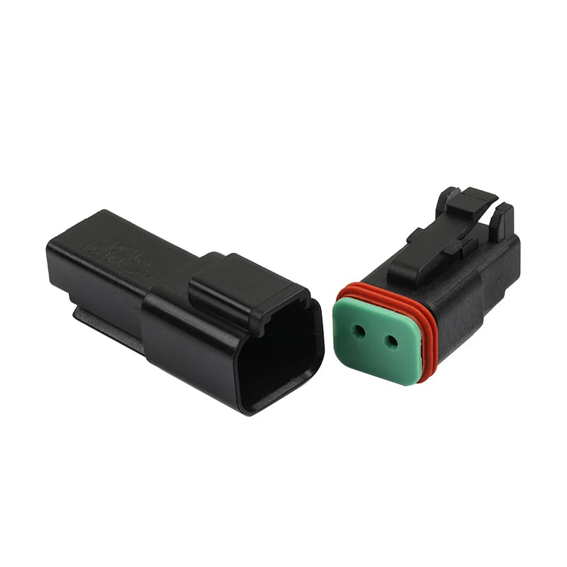 5sets DT06-2S-E004 DT04-2P-E004 Deutsch type automotive waterproof connector 2p male busbar plug with terminal