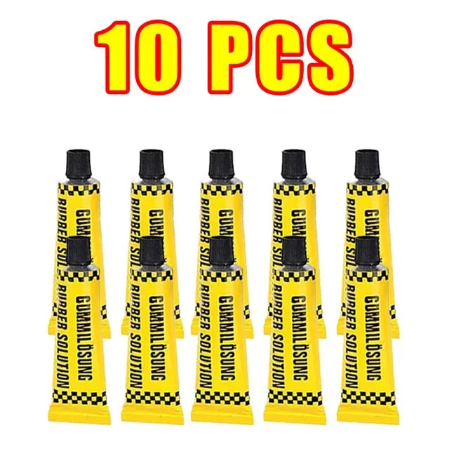 Tire Repair Tool Kit with Rubber Strips Tubeless Tyre Puncture Studding Plug Set Motorcycle Bike Truck Repair Accessories Amagi