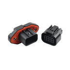 waterproof connector New energy vehicle electric air conditioning PTC heater 8pin plug fitting terminal DJ70823-1.5-11