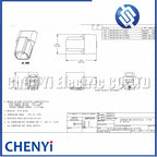 2 Pin Automotive connector Housing For DEUTSCH DT Male Pins Wire-to-Wire diode integrated components DT04-2P-RT01 DT04-2P-RT02