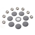 Car Roof Cloth Fixing Buckle Snap Rivets Retainer Car Interior Ceiling Buckles Headliner Auto Roof Metal Buckle Auto Accessories