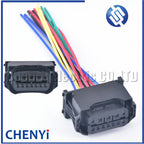 12 Pin Automotive connector Led Lamp Headlight Head Light wiring harness Plug Pigtail 61132359991 1-1452335-1 1-1452334-1