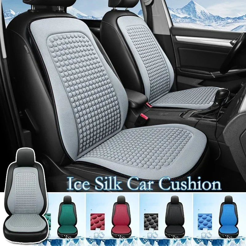 Winter Car Seat Cushion Short Plush Seat Protector Pad with Non-Slip Backing Flocking Cloth Cover Universal Front Covers Amagi