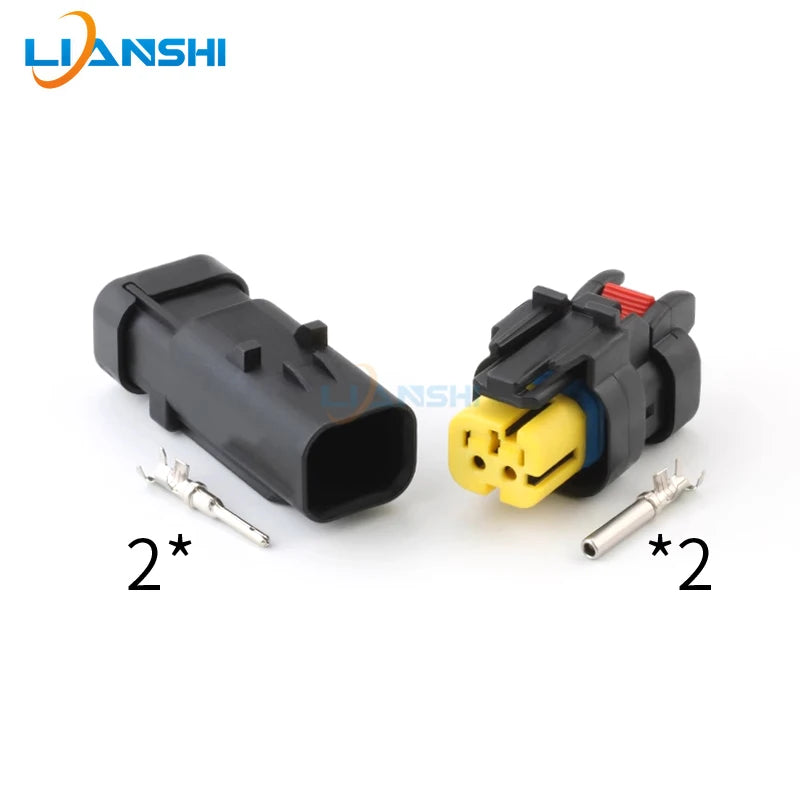 776534-1 776427-3 Suitable for excavator engine nozzle plug 2pin battery valve wiring harness connector fitting terminal