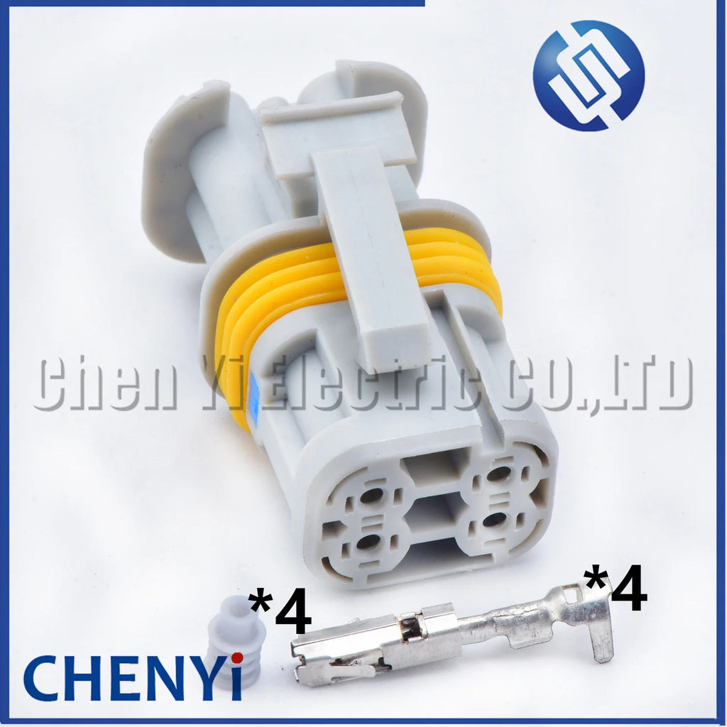 4 Pin Automobile waterproof connector Rear modulator plug 18650.000.001 18164.000.002 For МАN truck EBS Knor 2.2 2.3