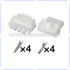 4-Pin Connector Unsealed 2.1mm Male Female Connector Automotive Wire Harness Terminals Cable Socket 5084-1040 1-480703-0