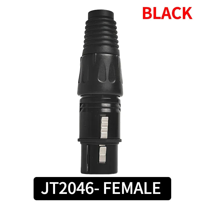 4/10/20PCS Gold-Plated 3-Pin XLR Male to Female Adapter, Balanced Audio Mic Connector for Microphone, Mixer, Speaker, Studio