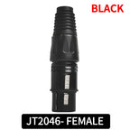 4/10/20PCS Gold-Plated 3-Pin XLR Male to Female Adapter, Balanced Audio Mic Connector for Microphone, Mixer, Speaker, Studio