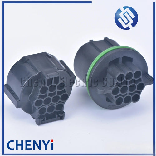 10 Pin Car Headlight Plug Waterproof Electrial Auto Socket Male or Female HP406-10021 Wire Harness Connector For Hyundai Kia