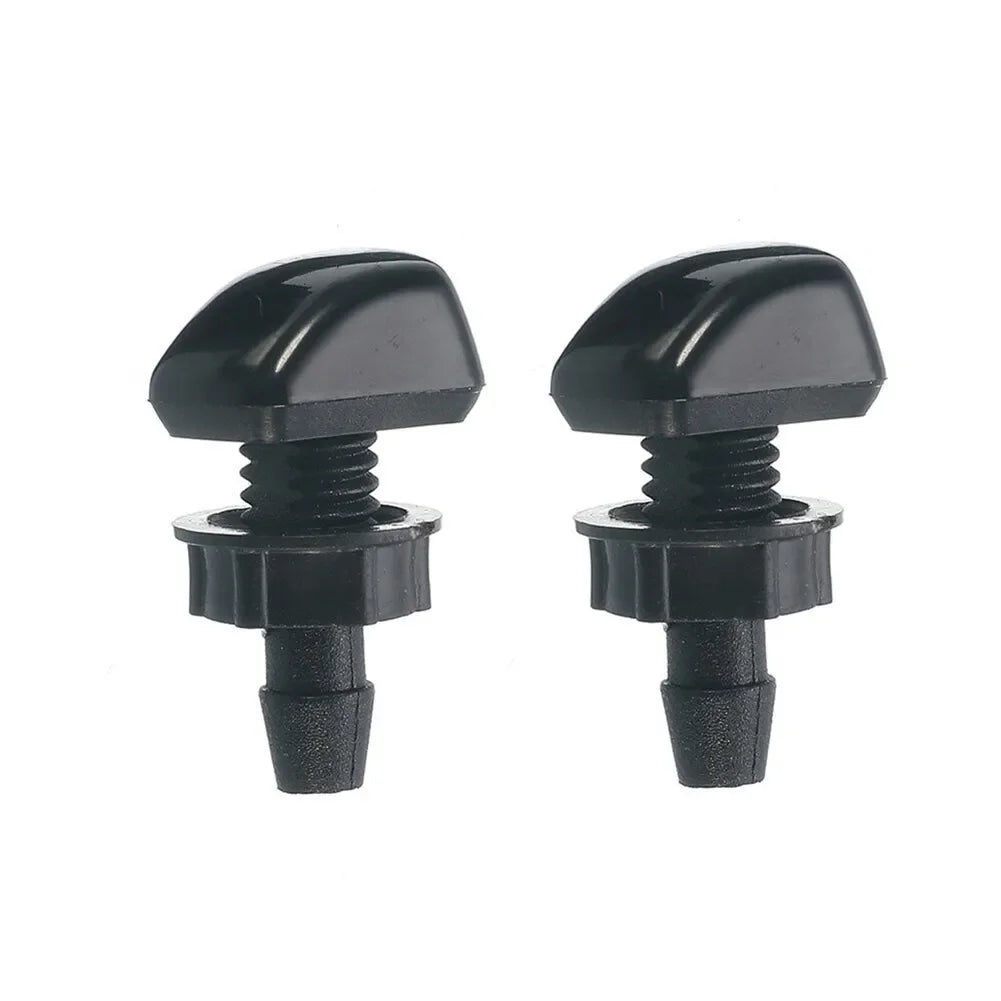 2PCS Universal Front Windshield Washer Wiper Nozzle Sprayer Sprinkler Water Spout Outlet For Toyota Mazda Hyundai Car Accessorie