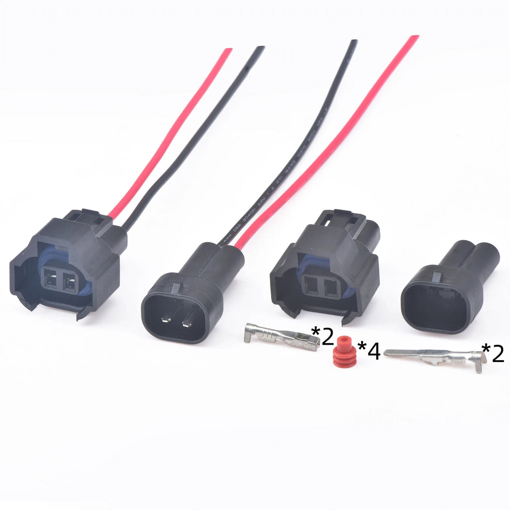 2-pin connector automobile injector ignition waterproof connector ignition