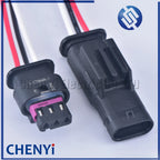 3 Pin PDC Parking Sensor Plug Connector For PASSAT A1 A3 A4 A6 A7 Q5 Q7 R8 4F0973703 1718653-1 4F0 973 703 With 15cm wire