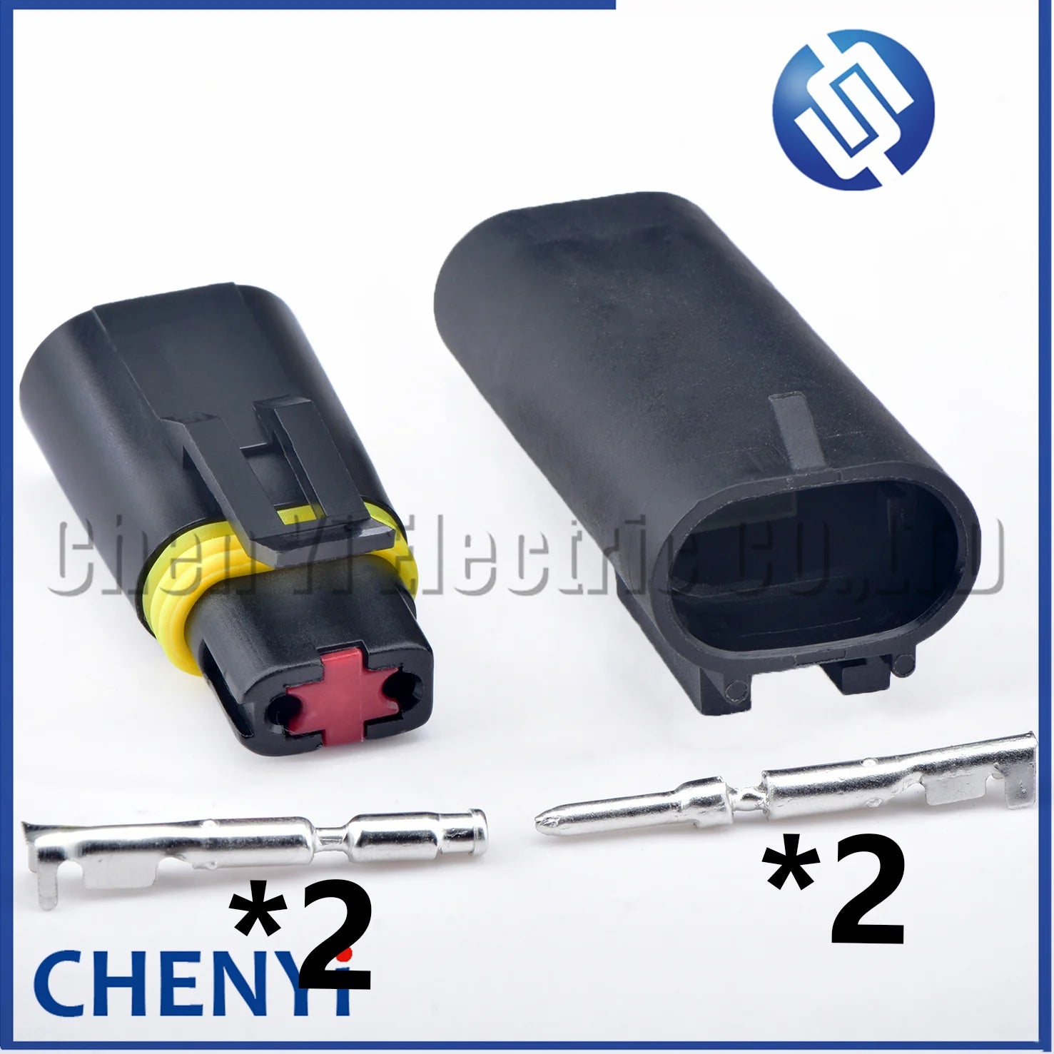 2 Pin Automotive waterproof fuel level sensor connector Transmission Fuel injector plug CY73022-1.8-21 CY73022-1.8-11 with Pin