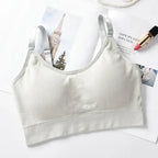 Breathable Sports Bras Women Hollow Out Padded Sports Bra Top Plus Size Gym Running Fitness Yog Sports Seamless Fitness Amagi