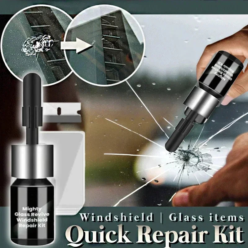 Car Glass Crack Repair Resin Kit Professional Auto Glass Repair Kit Stop Crack From Spreading DIY Car Maintenance Tools Amagi