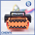 10 Pin/way car headlamp Headlight Lamp plug Cable Harness connector 98788-1201 For Peugeot 307 308 408 3008 Citroen C4L Renault