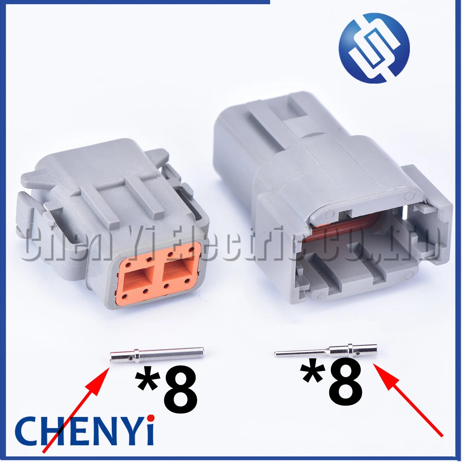 DTM connectors For Deutsch DTM06-2S 3S 4S 6S 8S/DTM04-2P 3P 4P 6P 8P 12P Male Female Waterproof Connector Automotive Sealed Plug