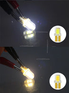 5/40PCS Light Bulbs LED W5W T10 COB 4SMD Led Parking Bulb Auto Wedge Clearance Lamp Canbus Silica Bright White License Amagi