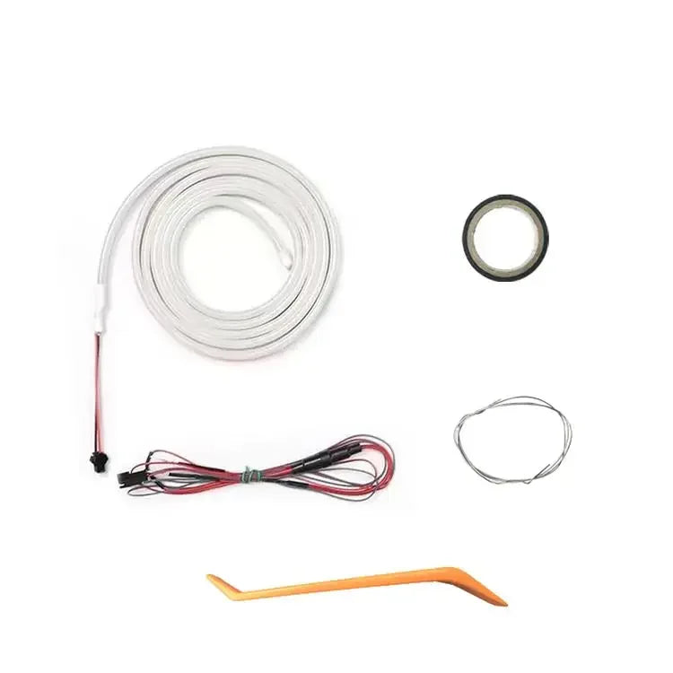 Car High Brightness Trunk Lighting Ambient Light Interior Decoration LED Wiring Free Automatic Sensing Tailgate 2/4M Strip Amagi