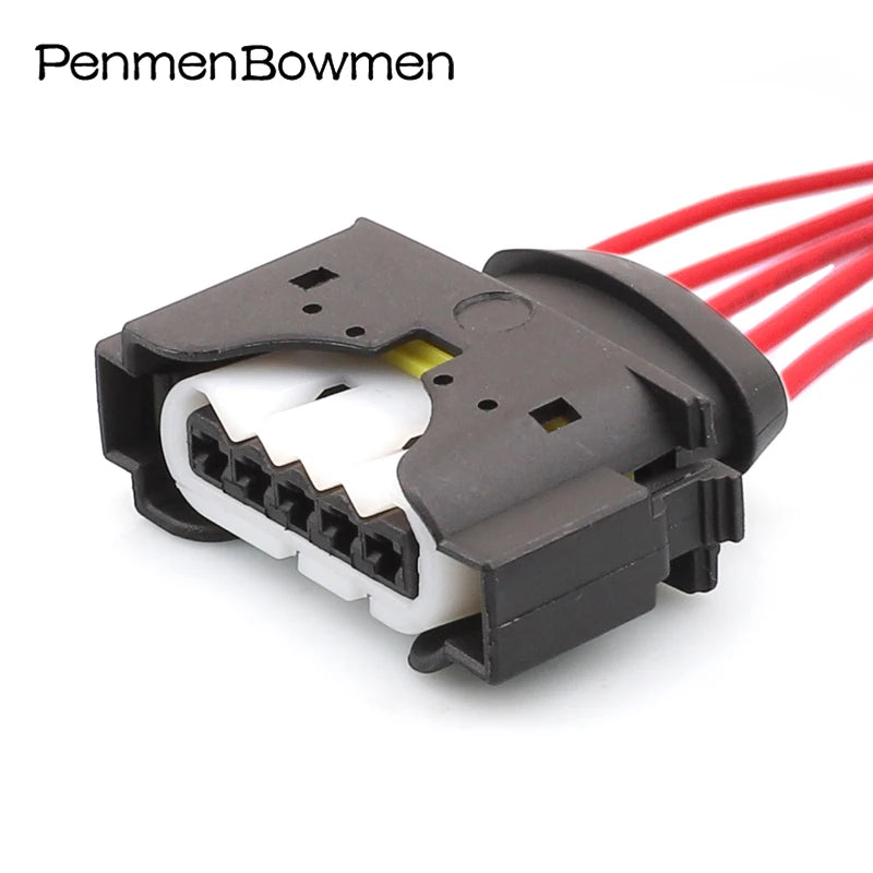 1 Set 5 Pin Auto Air Flow Meter Senso Electrical Cable Connector Wire Harness Plug For BMW E46 E81 E87 E90 E91 09441552 50290892