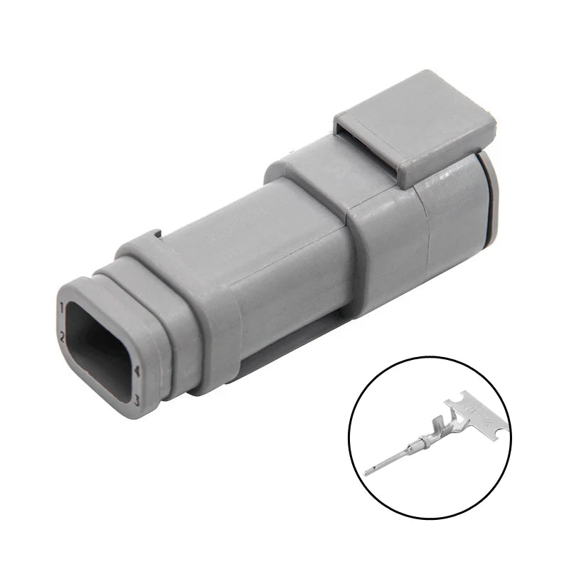 Automotive connector DTM06-2S-E007 waterproof connector DTM04-12PA-E007 male Female high cover plug DTM06-6S-E007