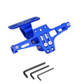 Universal Adjustable Motorcycle License Number Plate Bracket Rear Turn Signal Lamp Holder CNC Aluminum Eliminator Kits
