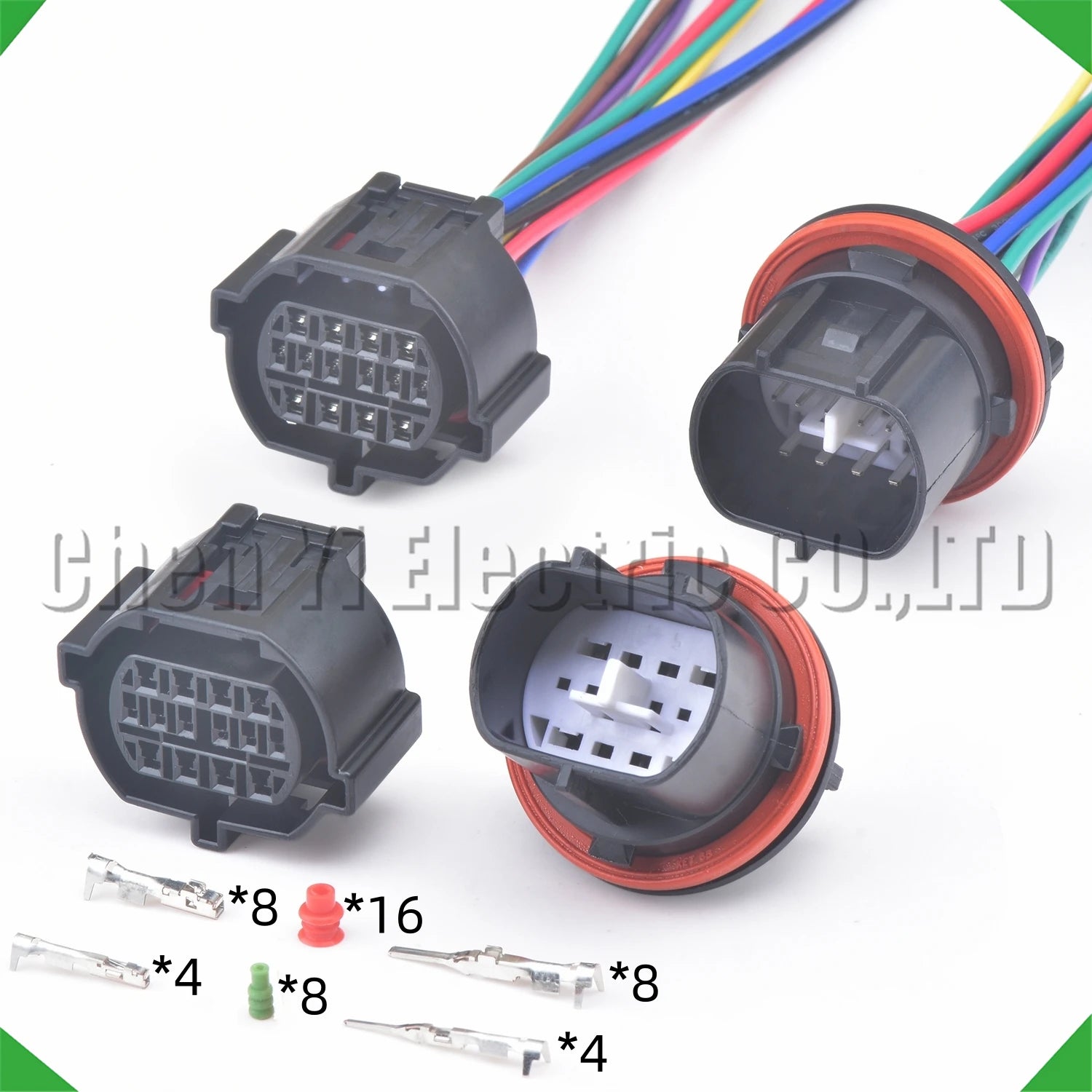 14-pin auto connector connector automotive waterproof connector hyundai kia headlight